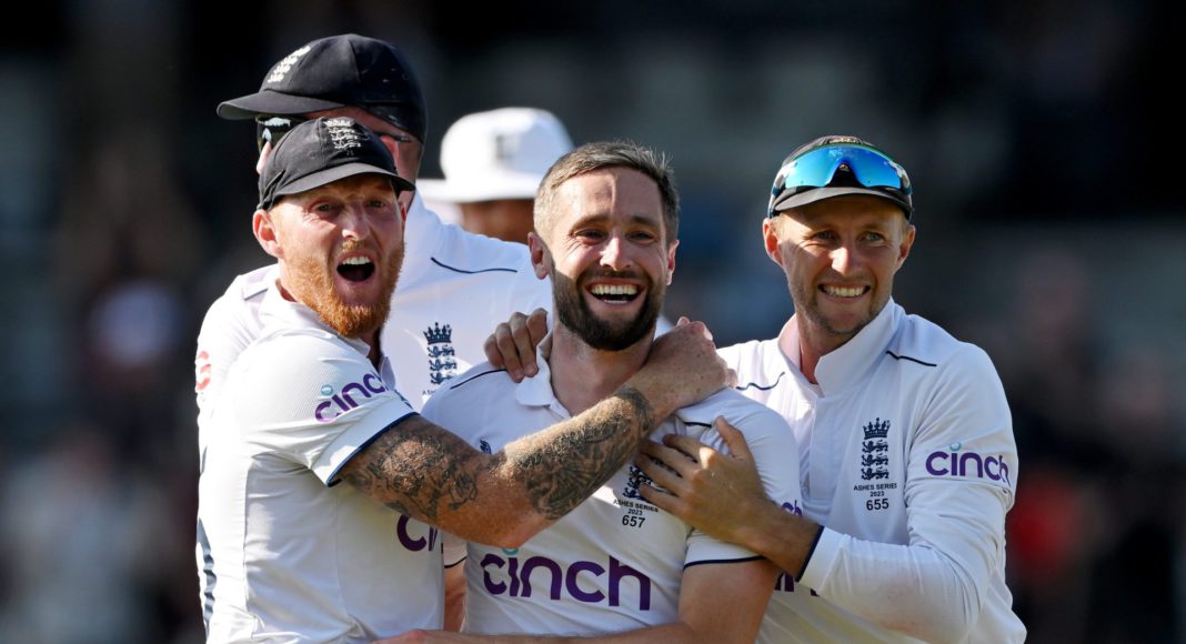 England Celebrates; mage Source: Twitter @englandcricket