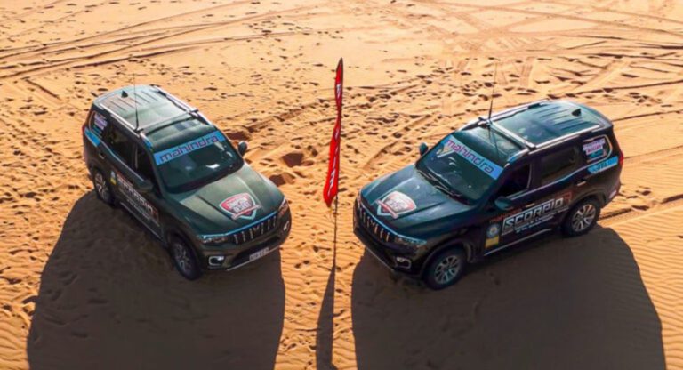 Mahindra Scorpio crosses Australia’s toughest desert in record time