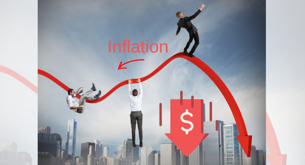 Inflation down; Image Source: @CANVA