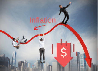 Inflation down; Image Source: @CANVA