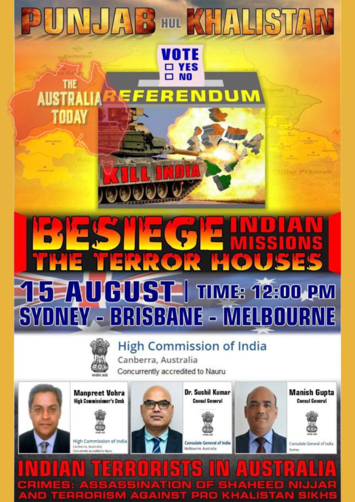 Khalistan poster Australia 7