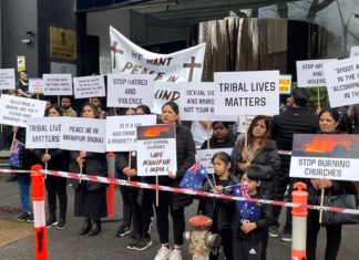 Melbourne Protest; Image Source: The Australia Tdoay