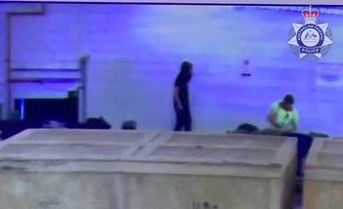 Minor in secure area 1 2