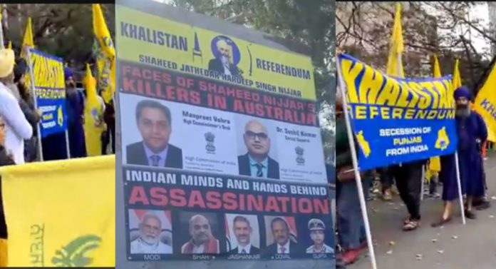 Image: Khalistan rally (Source: The Australia Today)