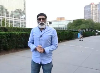 Most wanted man by Indian security agencies Sikhs for Justices chief Gurpatwant Singh Pannun ; Image Source; The Australia Today