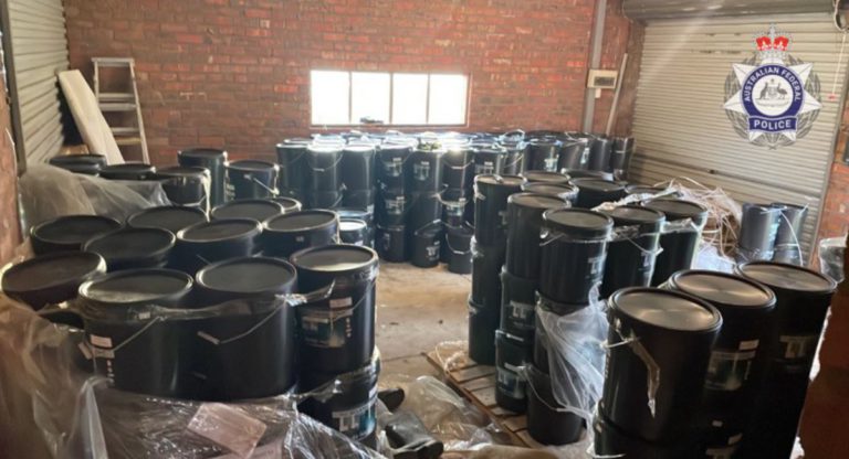 Three men charged following largest seizure of ketamine in Australia