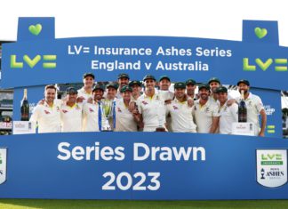 Ashes retained; Image Source: Twitter @cricketaus