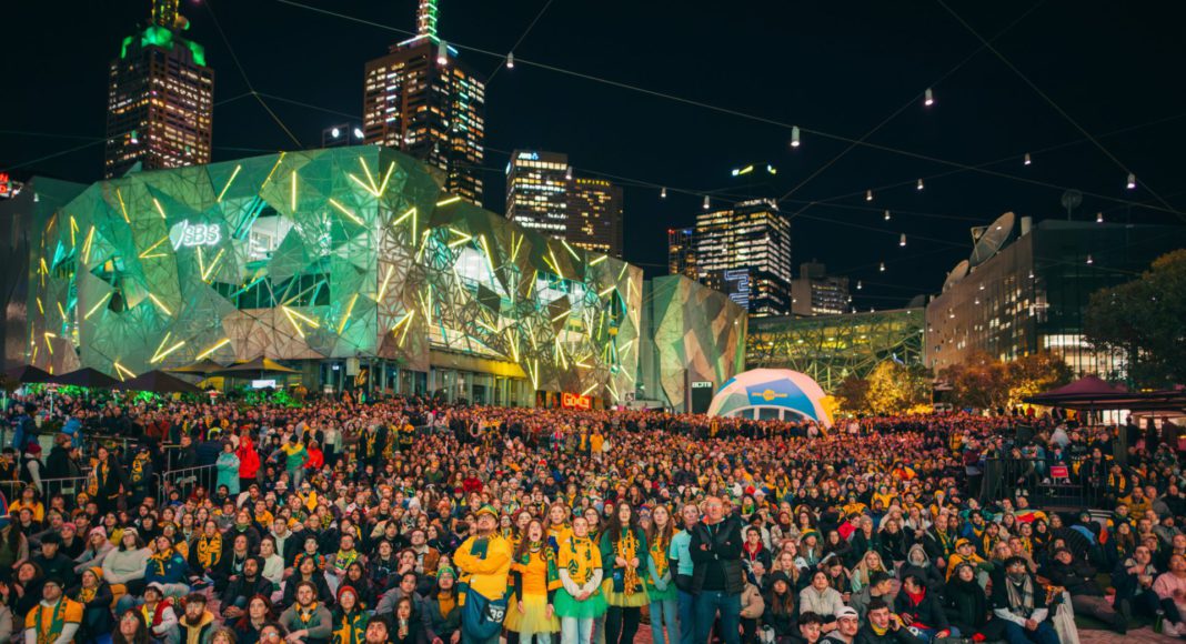 Matildas; Image Source: Twitter @DanAndrews Matildas; Image Source: Twitter @DanAndrews