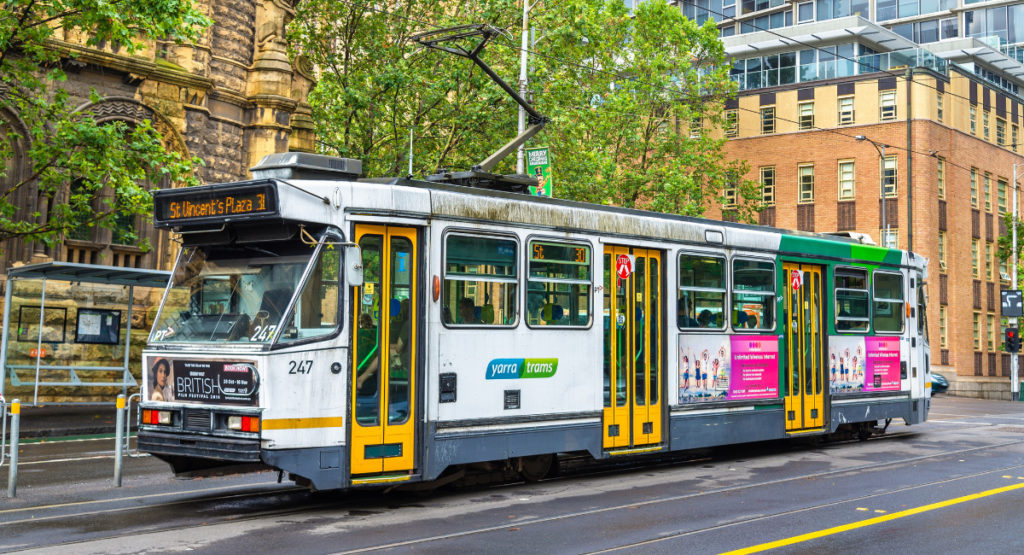 Melbourne Tram station 1 Image Source @Canva