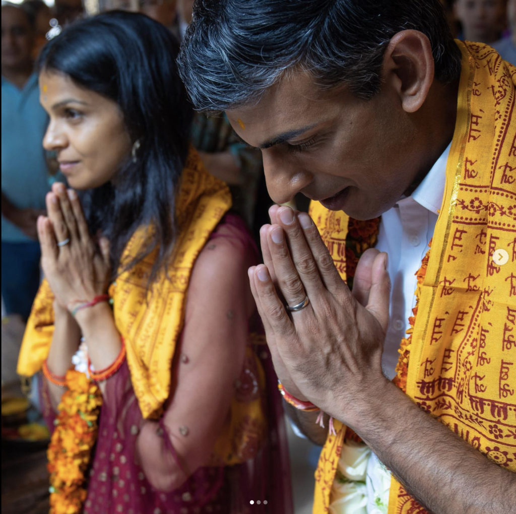 PM Rishi Sunak; Image Source: Instagram Rishi Sunak