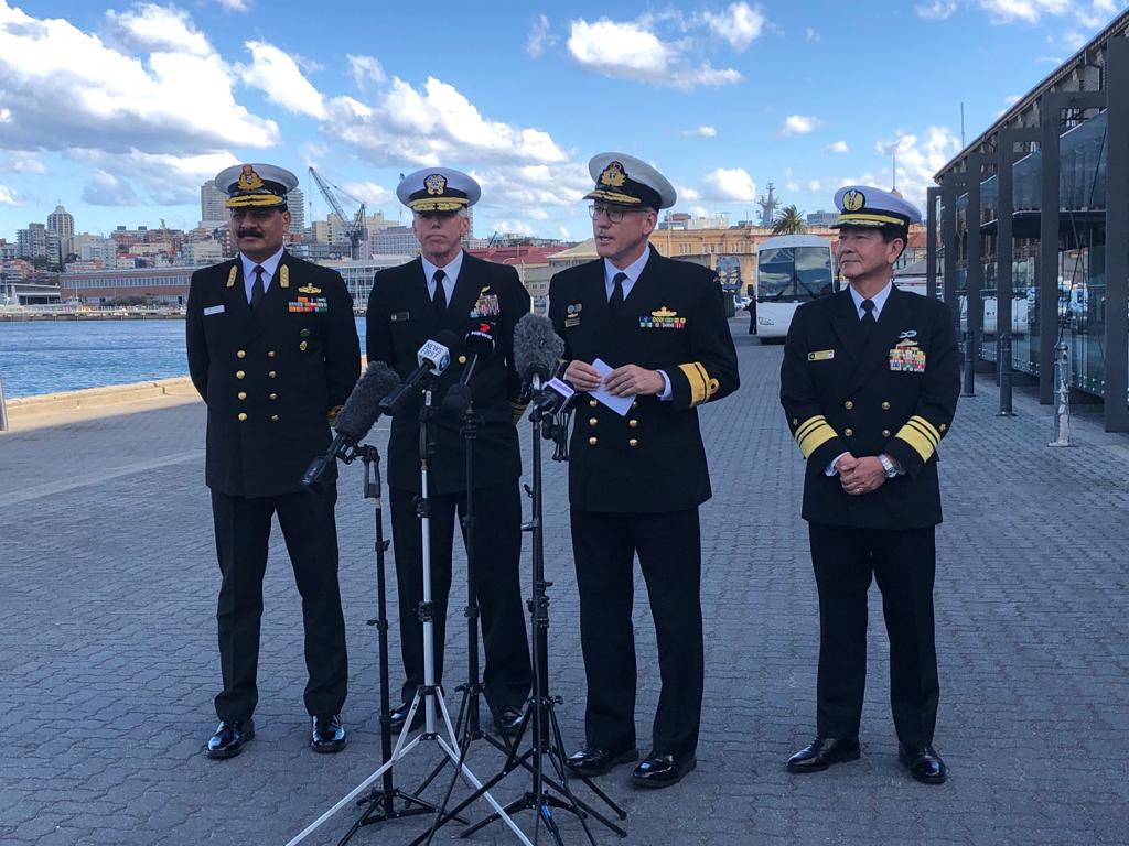 Malabar exercise in Sydney; Image Source: The Australia Today