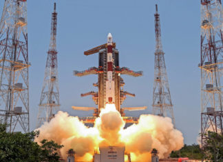 Indian Space Research Organisation (ISRO) launches solar mission, Aditya-L1 from Satish Dhawan Space Centre in Sriharikota on Saturday. (ANI Photo)