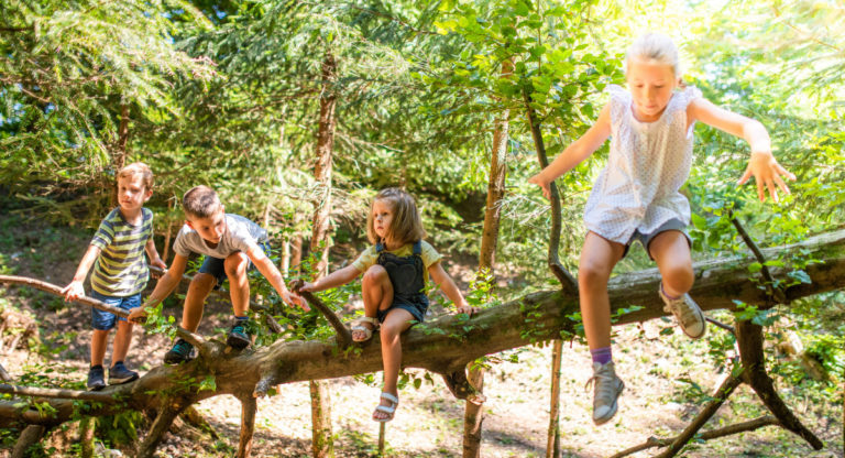 Stand back and avoid saying ‘be careful!’: How to help your child take risks at the park