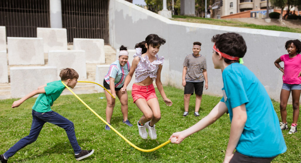 Children playing outdoor; Image Source; @CANVA