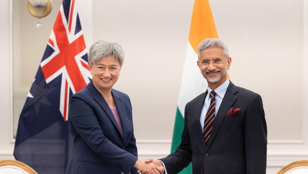 Foreign Minister Penny Wong and Indian EAM S Jaishankar; Image Source; PIB Foreign Minister Penny Wong and Indian EAM S Jaishankar; Image Source; PIB