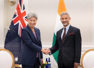 Foreign Minister Penny Wong and Indian EAM S Jaishankar; Image Source; PIB
