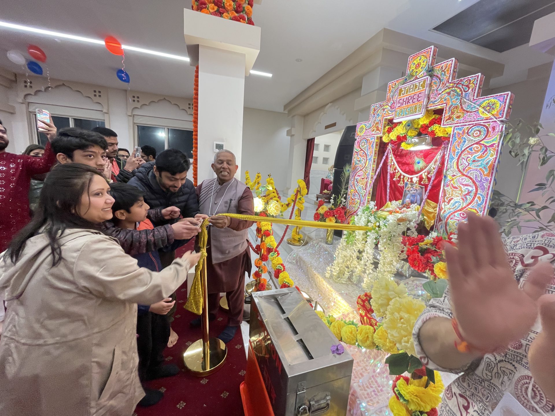 Shri Krishna Janmashtmi Festival at Sri Durga Mandir, Melbourne: Image Source: The Australia Today