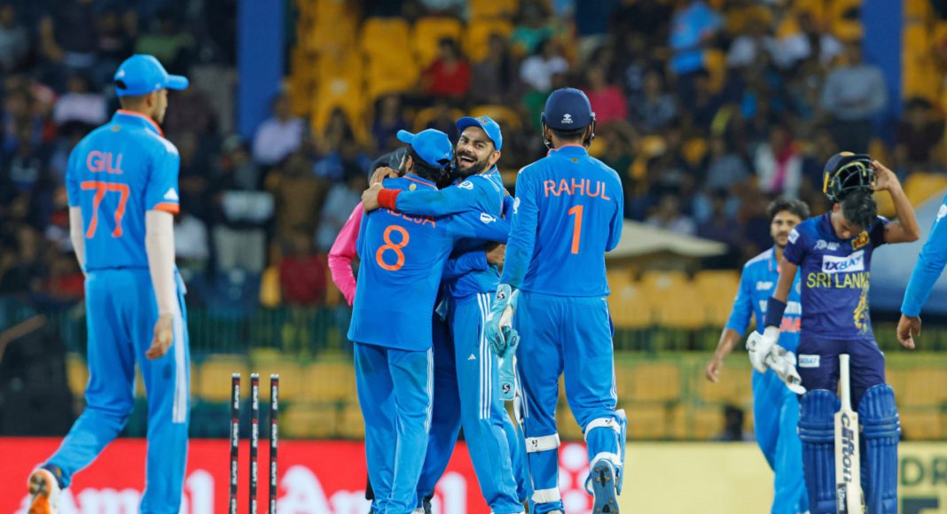 India beat Sri Lanka in Asia Cup match; Image Source- Twitter @BCCI