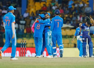 Asia Cup 2023: India’s bowlers scripts Sri Lanka’s downfall to seal spot in final India beat Sri Lanka in Asia Cup match; Image Source- Twitter @BCCI