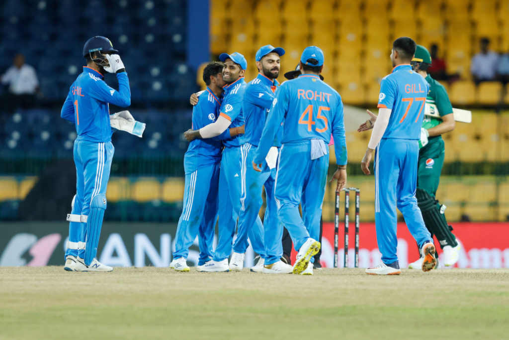 India wins against Pakistan in Asia Cup 2023; Image Source; @BCCI Twitter