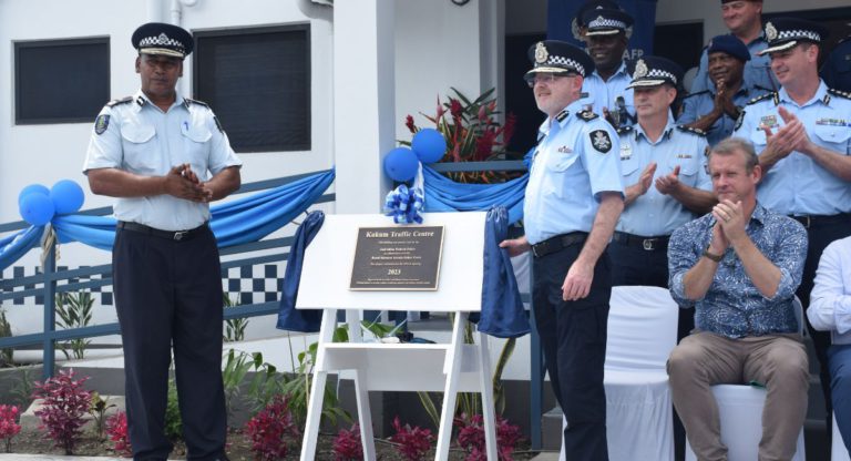 Australia rebuilds $1.5 million new police traffic centre in the Solomon Islands