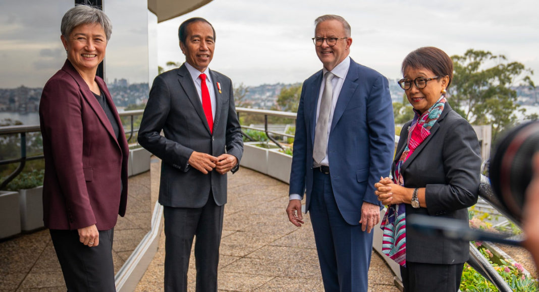 Indonesian President Joao Widodo and Australian PM Anthony Albanese ; Image Source supplied