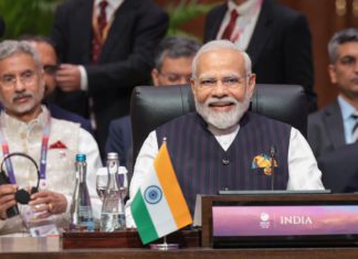 Human-Centric Globalisation: Taking G20 to the last mile, leaving none behind Indian Prime Minister Narendra Modi; Image Source: PIB