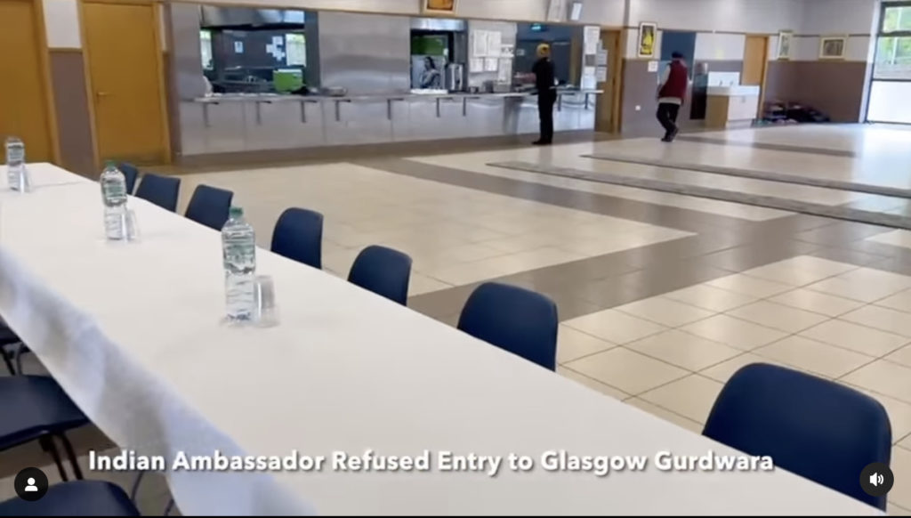 Screen Shot from the video posted by @sikhyouthuk instagam account