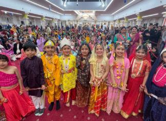 Shri Krishna Janmashtmi Festival at Sri Durga Mandir, Melbourne: Image Source: The Australia Today