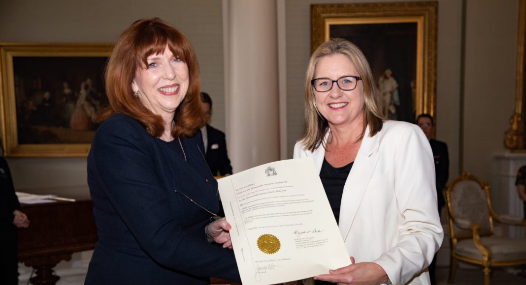 Swearing-in the 49th Premier of the State of Victoria, The Honourable Jacinta Allan; Image Source; @VicGovernor Twitter Swearing-in the 49th Premier of the State of Victoria, The Honourable Jacinta Allan; Image Source; @VicGovernor Twitter