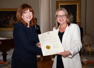 Swearing-in the 49th Premier of the State of Victoria, The Honourable Jacinta Allan; Image Source; @VicGovernor Twitter