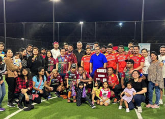 Indian subcontinental diaspora put their best foot forward for epic football rivalry