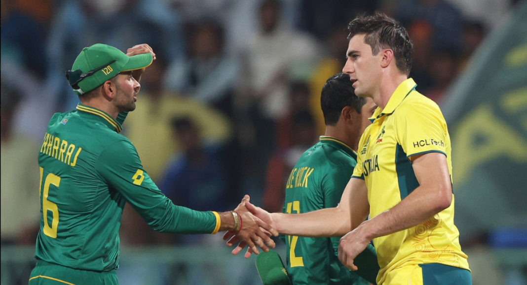 Australia Vs South Africa match CWC2023; Image Source; @CricketAus