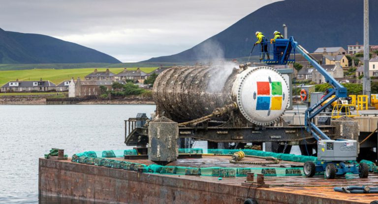 Most data lives in the cloud. What if it lived under the sea?