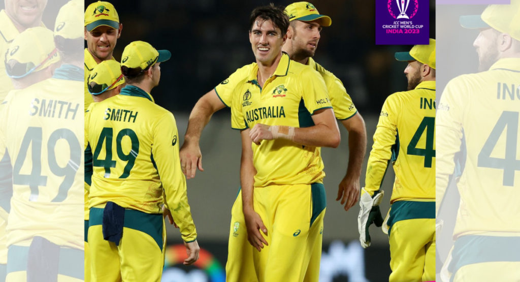 Australia beat New Zealand in a thriller; Image Source; XTwitter @ICC