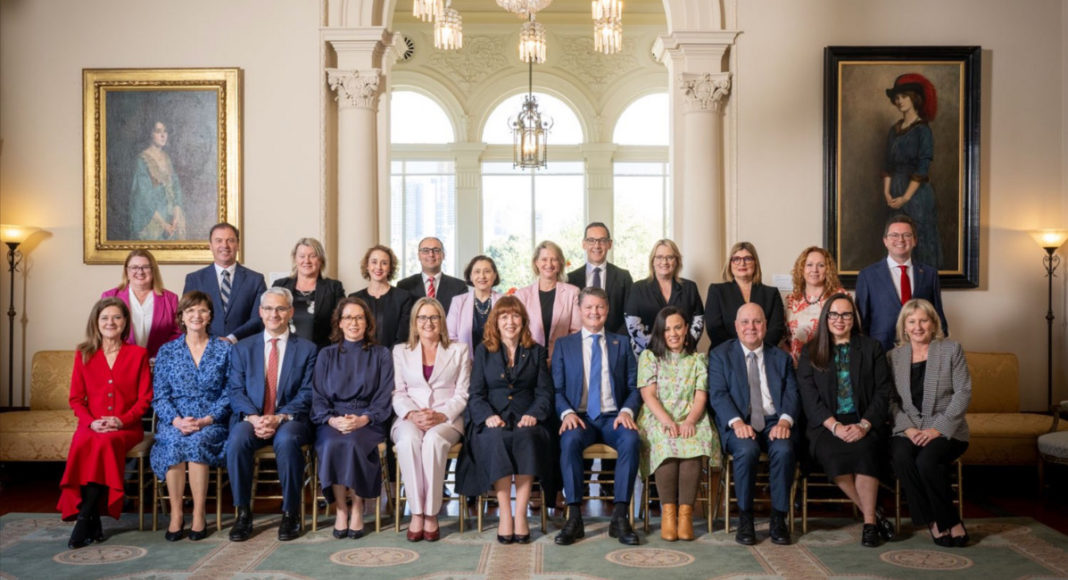 New Victorian Ministry; Image Source: Twitter @VicGovernor