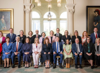 New Victorian Ministry; Image Source: Twitter @VicGovernor