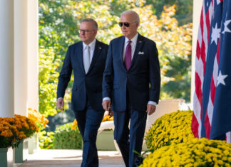 PM Anthony Albanese and US President Joe Biden; Image Source; XTwitter @Albo