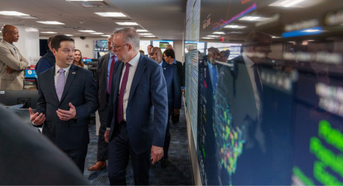 PM Anthony Albanese in USA; Image Source; XTwitter @AlboMP