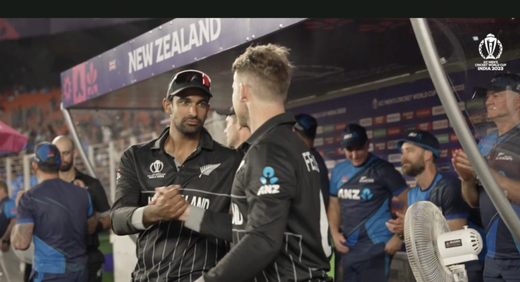 New Zealand's vs England ICC World Cup 2023opener; Image Source: Screenshot ICC Video