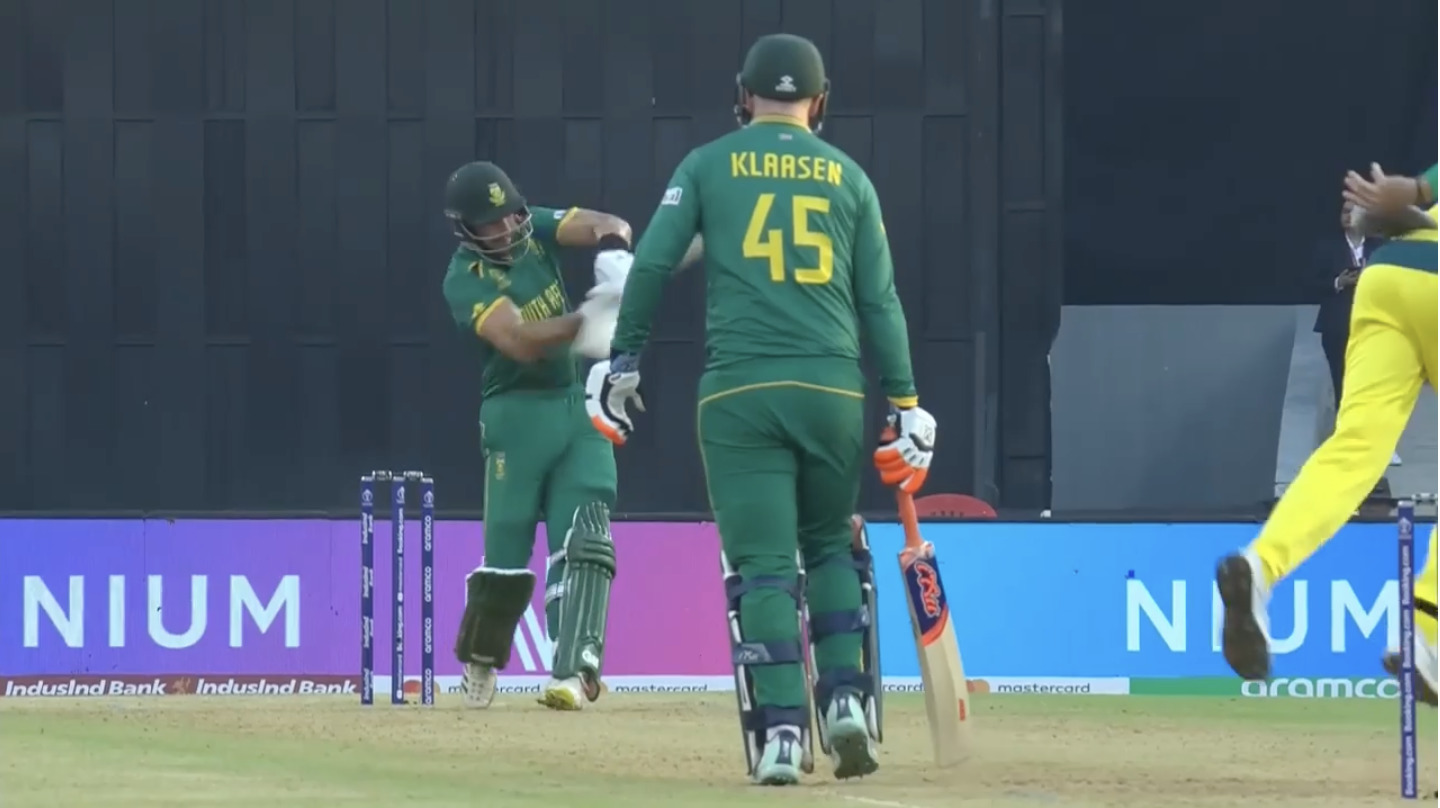 Australia Vs South Africa match CWC2023; Image Source; Screenshot Video @ICC