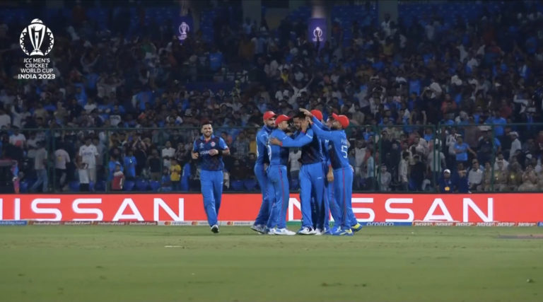 India trained Afghanistan beat defending champions England in CWC 2023