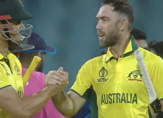 Australia secures first World Cup victory with convincing win over Sri Lanka Australia win against Sri Lanka in ICC World Cup 2023; Image Source: Screen Shot @ICC Video