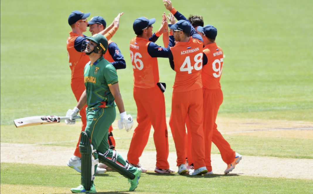 Netherlands stun South Africa at ICC World Cup 2023; Image Source: Twitter/X @ICC