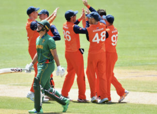 Netherlands stun South Africa at ICC World Cup 2023; Image Source: Twitter/X @ICC