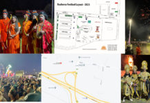 Sri Durga Temple Dussehra parking plan 1; Image Source; The Australia Today