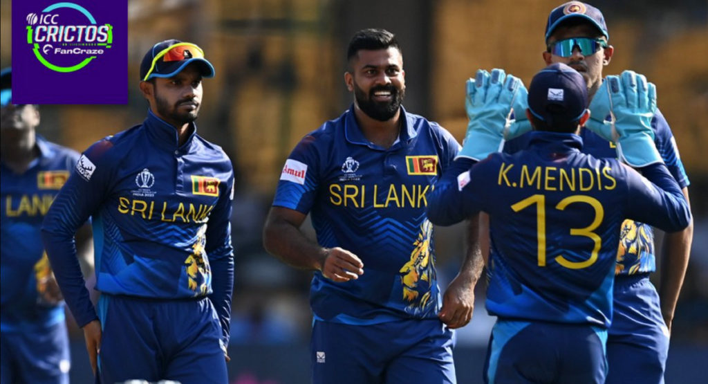 Sri Lanka stuns defending Champion England in World Cup upset 4 Sri Lanka stuns defending Champion England; Image Source; XTwitter @ICC