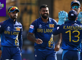 Sri Lanka stuns defending Champion England in World Cup upset Sri Lanka stuns defending Champion England; Image Source; XTwitter @ICC