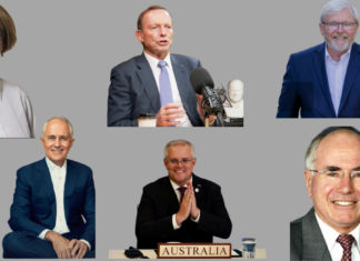 Statement by six Australian PM; The Australia Today