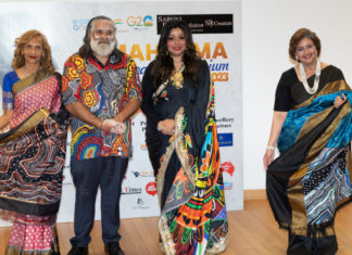 Indigenous Australian and Indian cultures merge to celebrate the legacy of Mahatma Gandhi in Sydney